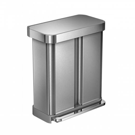 Poubelle de tri 2 compartiments (58 Litres)