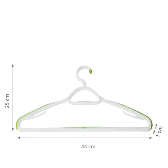 Lot de 2 cintres bimatière