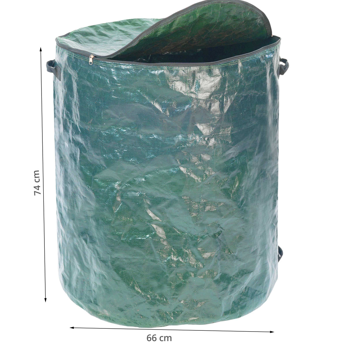 Sac déchets verts réutilisable avec poignées GREENBAG Vert 180L - INTERMAS  - Mr.Bricolage