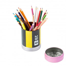 Pot à crayons avec compartiment