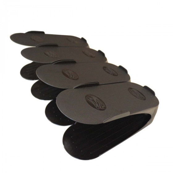 4 range-chaussures gain de place noir