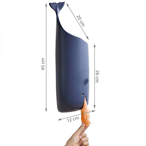Porte papier toilette en plastique recyclé