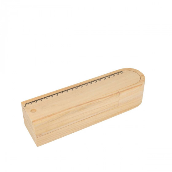 Plumier double en bois