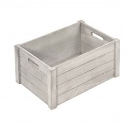 Caisse de rangement en bois. L