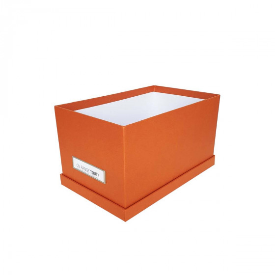 Boîte à CD en carton orange