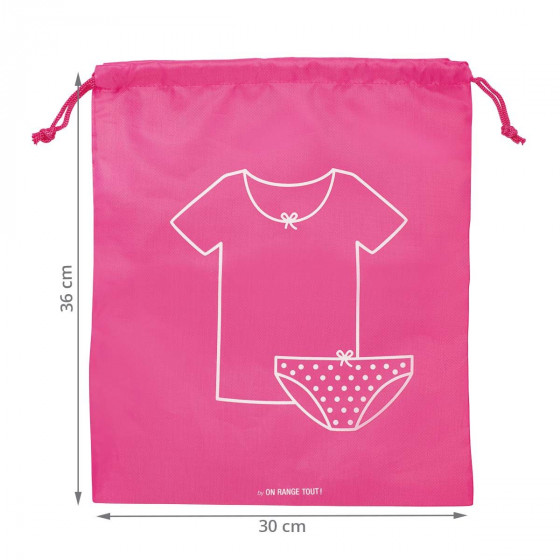 Pack de 3 housses de voyage pour fille