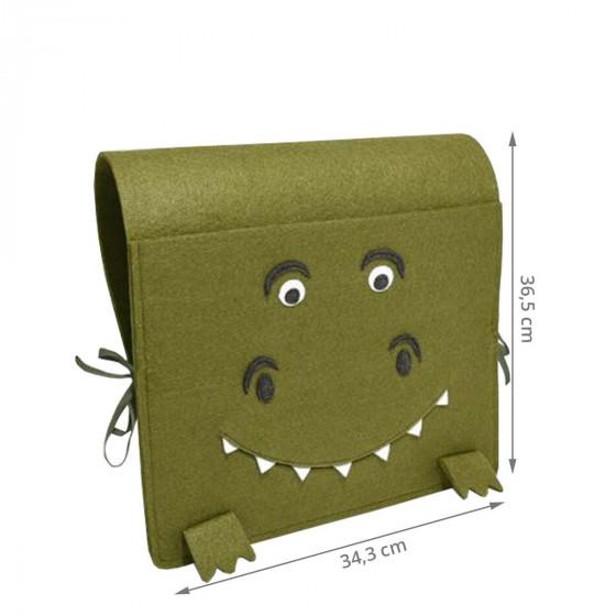 Poche de rangement pour lit enfant dinosaure