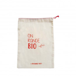 Sac à vrac en coton biologique 20x28