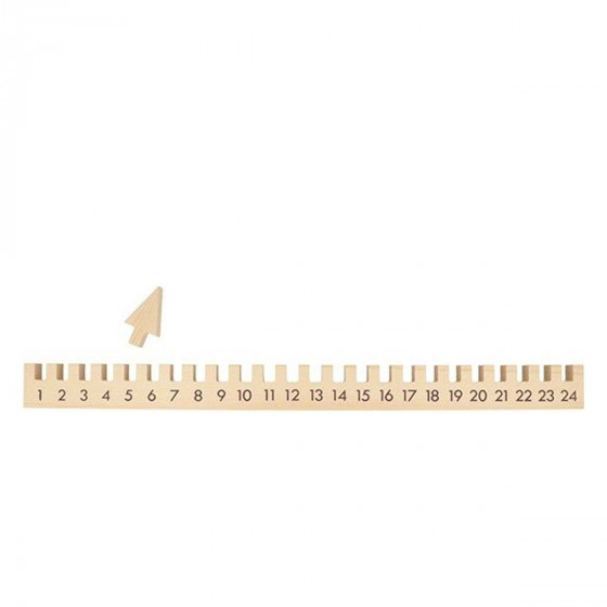 Calendrier de l'Avent original en bois
