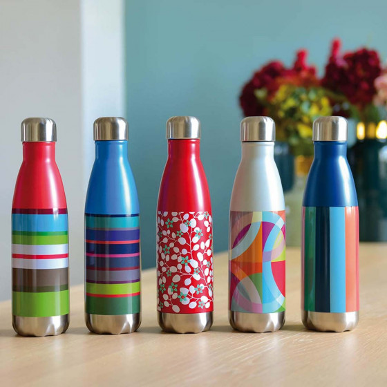 Bouteille isotherme à fleurs 500ml