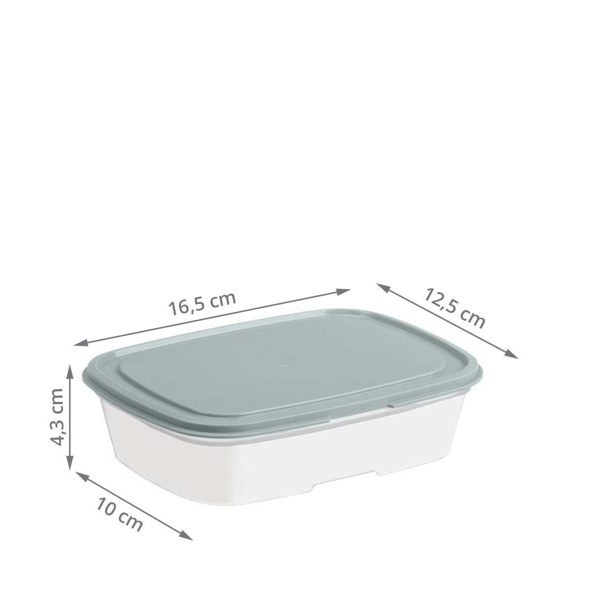 Petite Boîte Plastique Micro-ondes 500ml Bleue - Gadgets de Cuisine