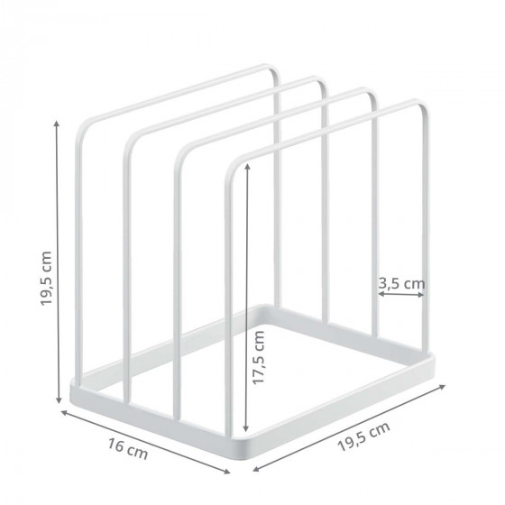 Rangement pour plateaux et planches de cuisine