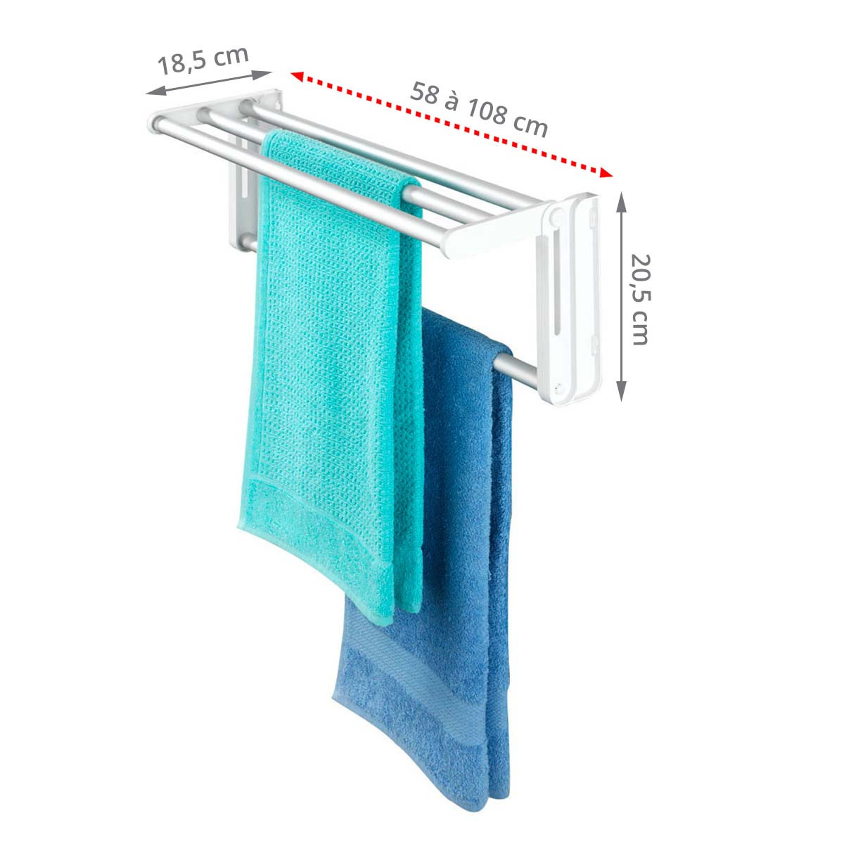 Etendoir Support Porte-vêtements sèche-linge radiateur balcon