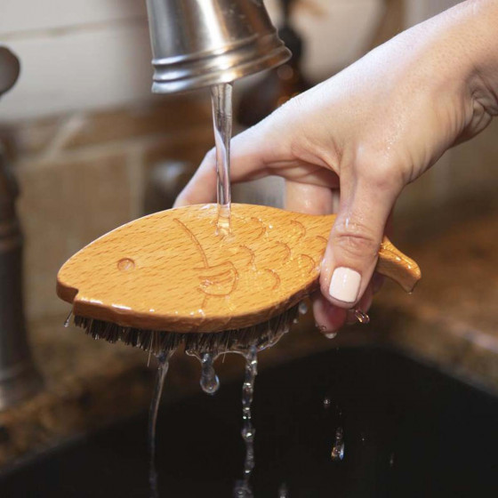 Brosse à vaisselle poisson