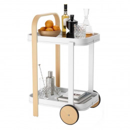Desserte blanche de style scandinave