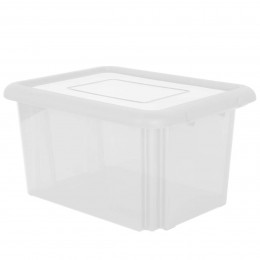 Boîte de rangement en plastique transparent 55 litres