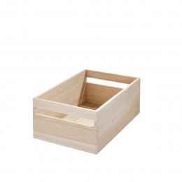 Caisse de rangement en bois léger de Paulownia S