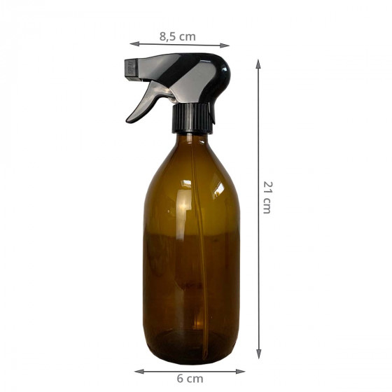 Pulvérisateur en verre ambré 300 ml