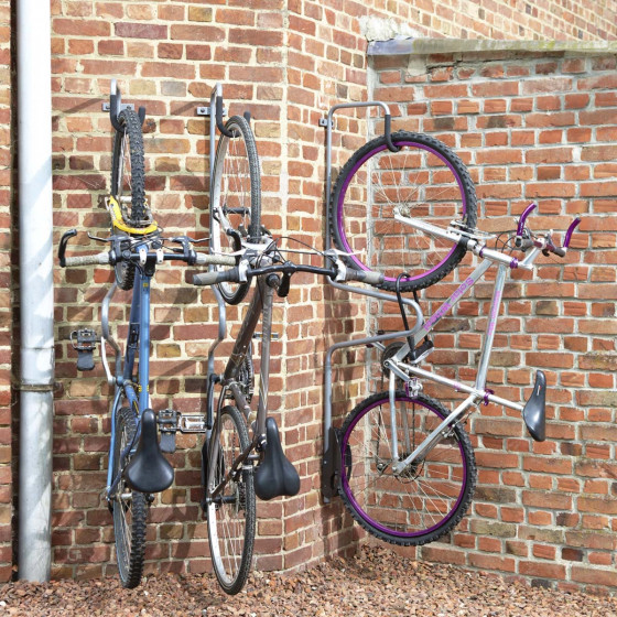 Range-vélo mural vertical