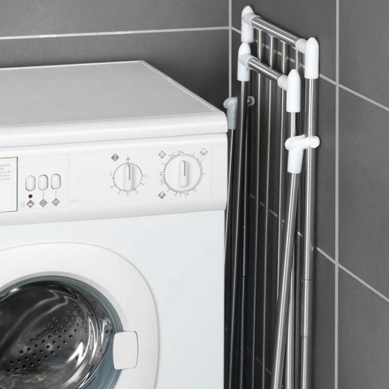 Etendoir à linge de douche en inox