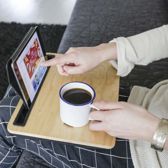 Coussin plateau pour tablette