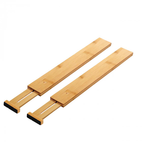 Séparateurs de tiroir en bambou