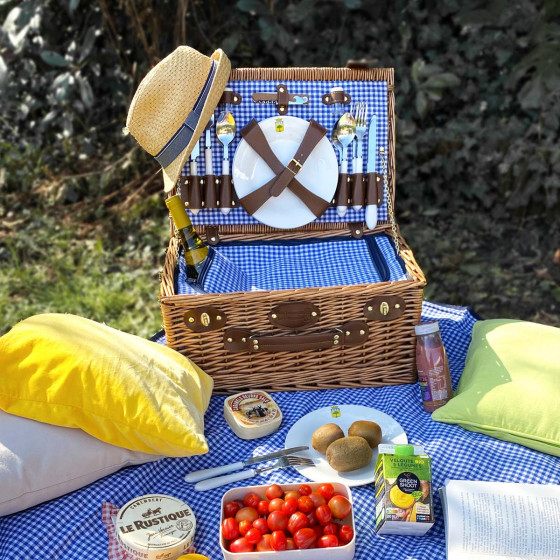 Panier à pique-nique complet 4 personnes