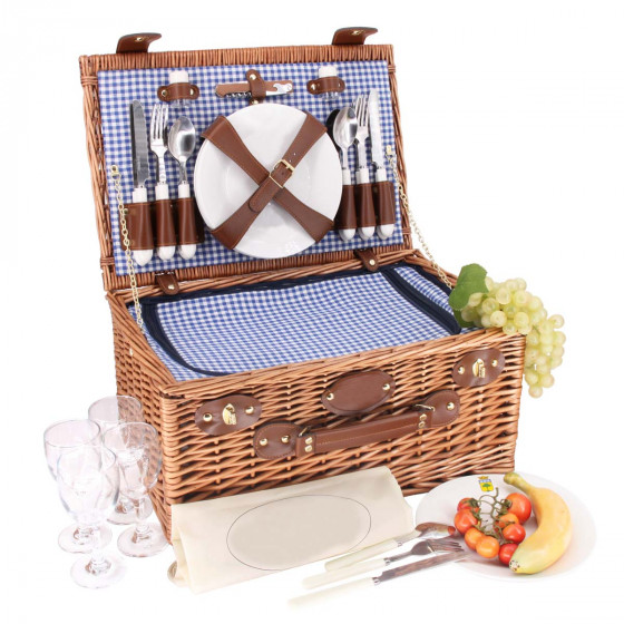 Panier à pique-nique complet 4 personnes