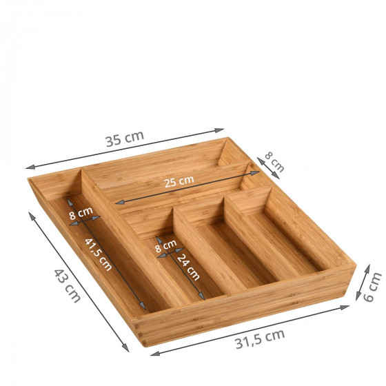 Range couverts en bambou 43x35