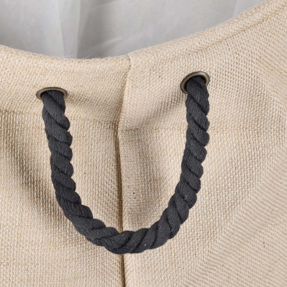 Panier à linge avec message