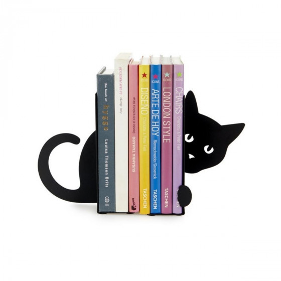 Serre-livres chat