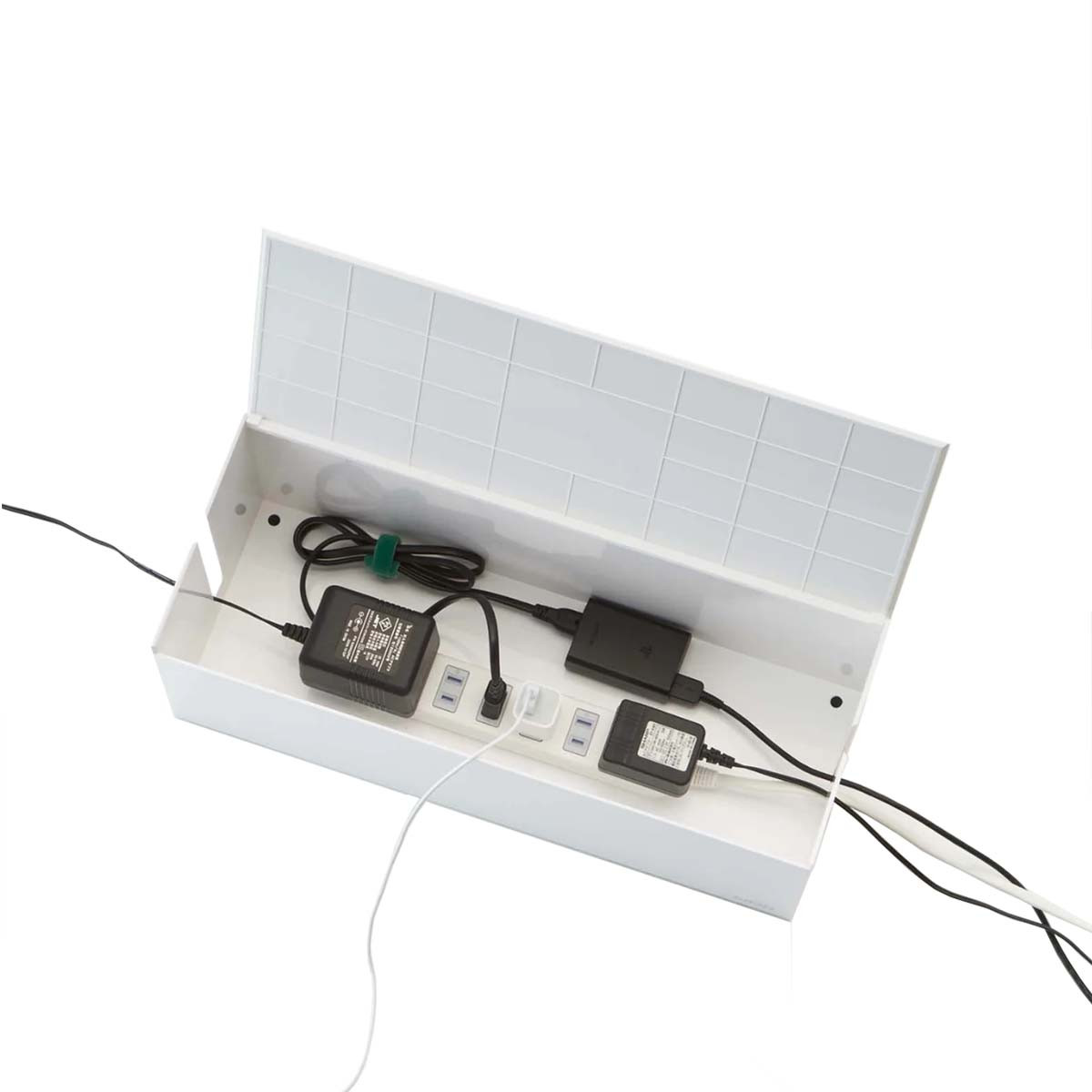 Boîte de stockage de câble de données pour brancher des cartes Boîtier de  cache de cordon pour cacher la multiprise
