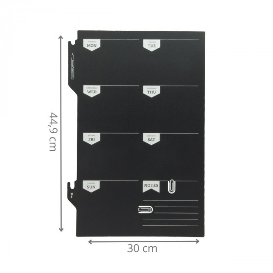 Week planner ardoise 50x30