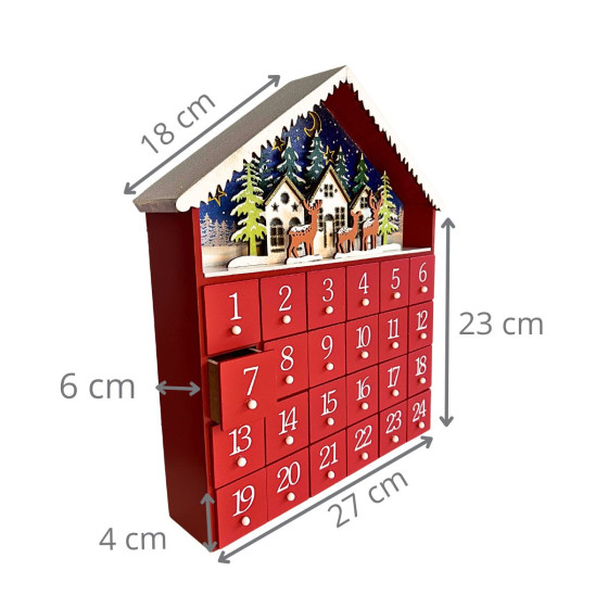 Calendrier de l'Avent lumineux