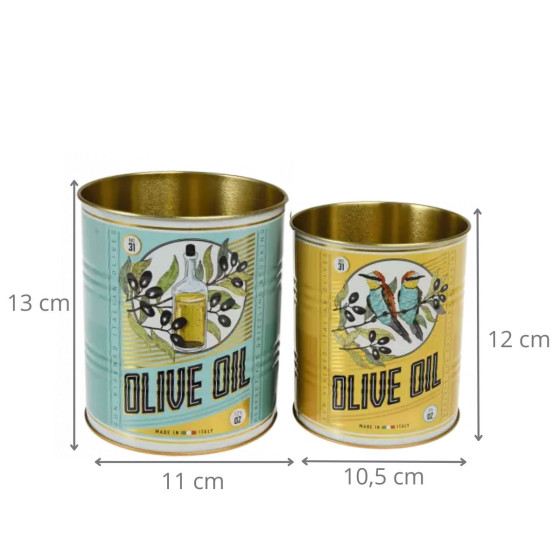 2 rangements façon boîte de conserve