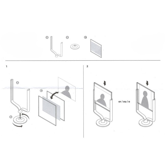 Porte visuels et menus design