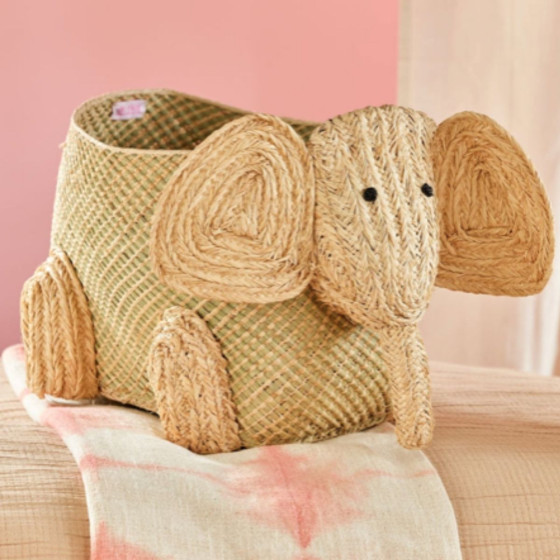 Panier de rangement décoratif - Éléphant