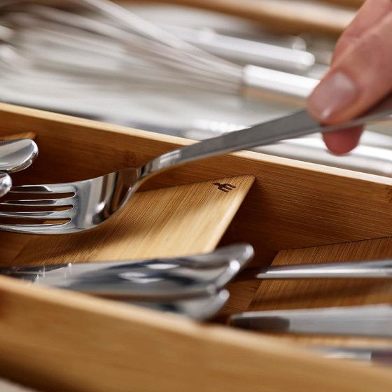 Range-couverts compact en bambou