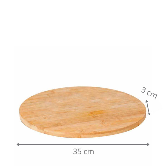 Plateau tournant en bois FSC