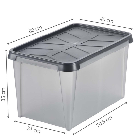 Boîte de rangement étanche 50 litres