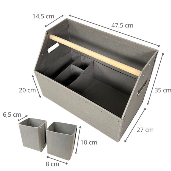 Grand bureau flexible avec manche en bois