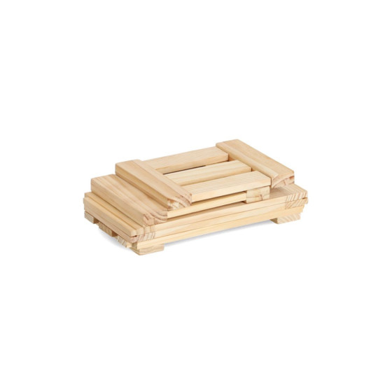 Caisse de rangement démontable en bois (S)