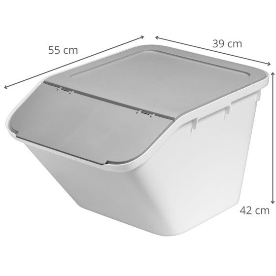Bac de tri superposable 51 litres
