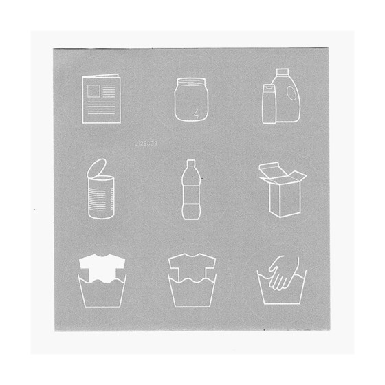 Bac superposable en plastique recyclé 37 litres