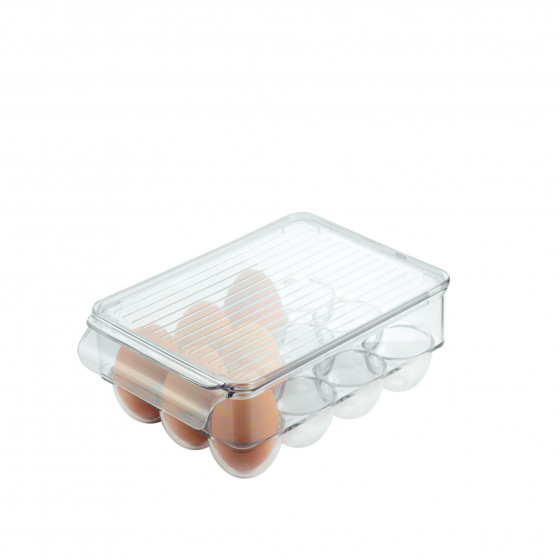 Boîte à 12 oeufs en plastique transparent