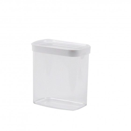 Boîte en plastique pour aliments secs. 1 litre.