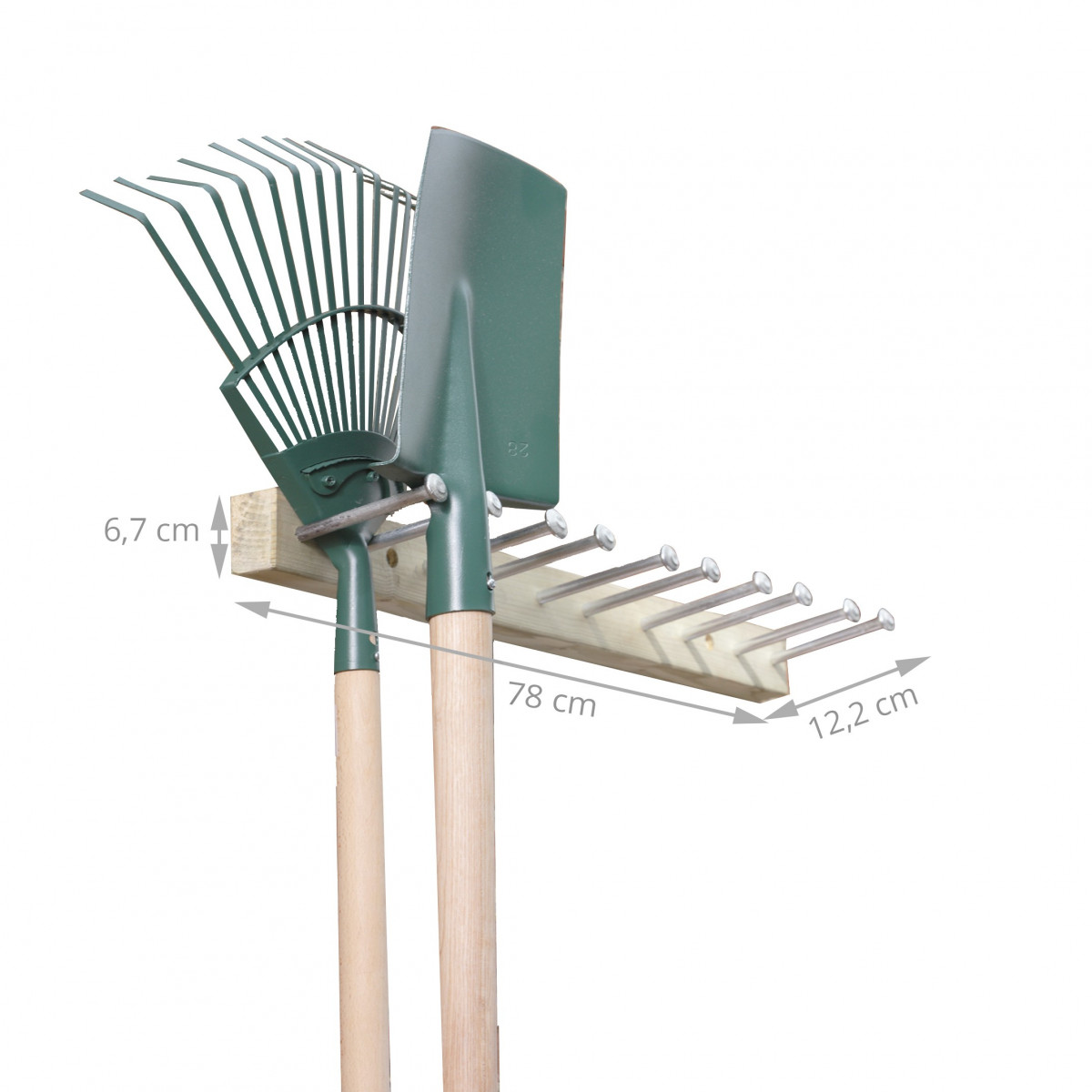 Porte-outils jardin bois - Rangement outils - ON RANGE TOUT
