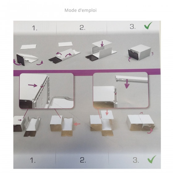 Boîte de rangement pour chaussures pliable et empilable blanche et transparente