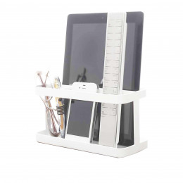 Vide poche design blanc à compartiments