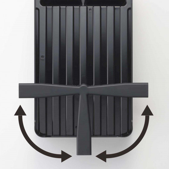Egouttoir design en plastique noir